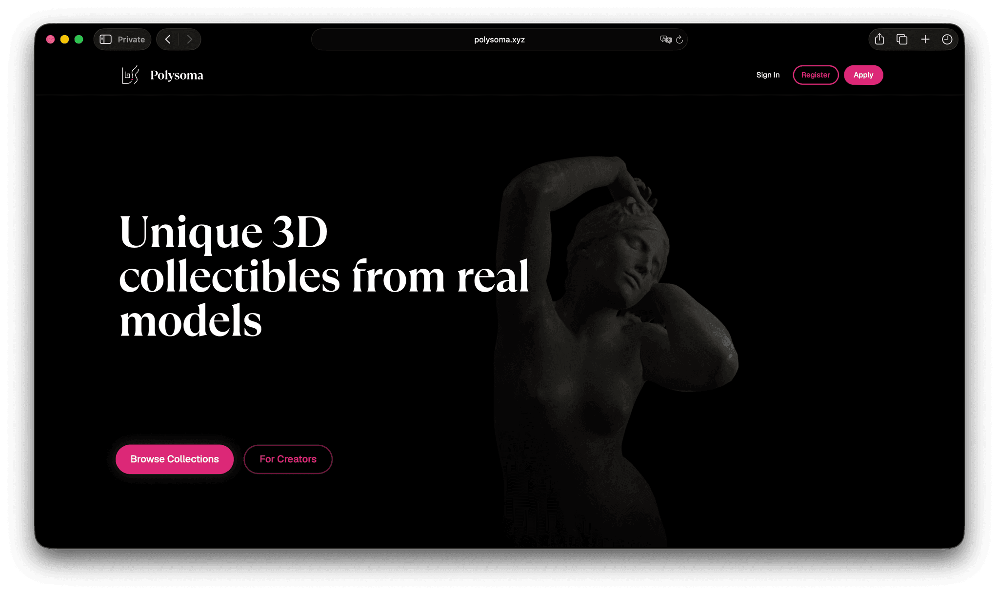Polysoma — 3D marketplace for models